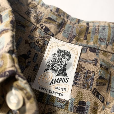 1960's CAMPUS Pullover L/S Shirt