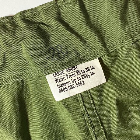1960's US.ARMY Jungle Fatigue 3rd Trousers Deadstock