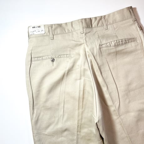 1960's Washington Manufacturing Co Pique Tapered Pants Deadstock