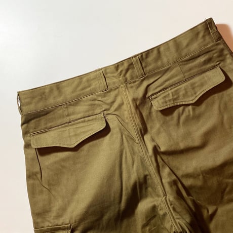1950〜60's French Army M-47 Herringbone Trousers Deadstock