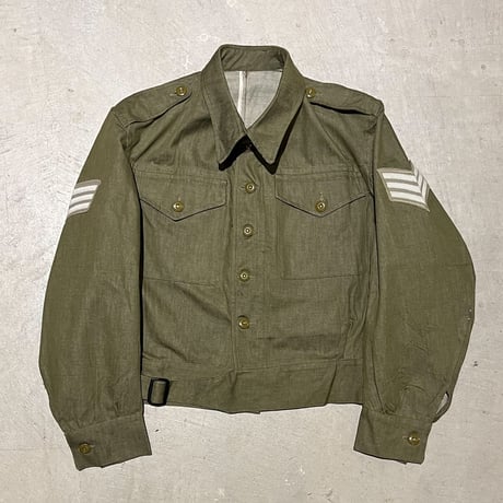 1950's British Army Green Denim Jacket Deadstock