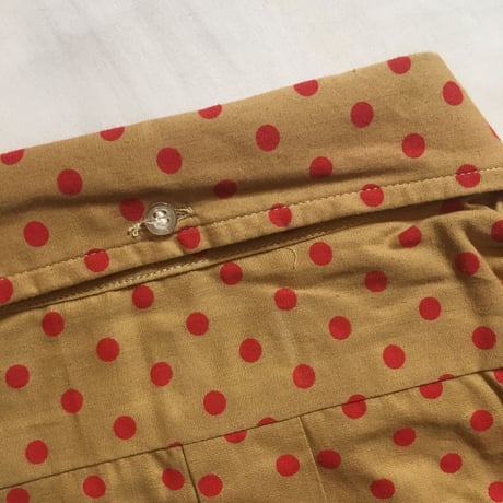 1960's CARLYLE Dots L/S Shirt Deadstock