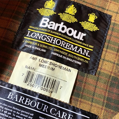 1990's Barbour Longshoreman Oiled Jacket