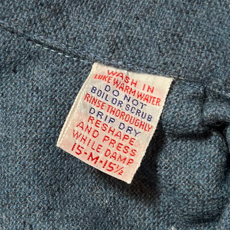 1960's St.Marys Wool L/S Shirt Deadstock