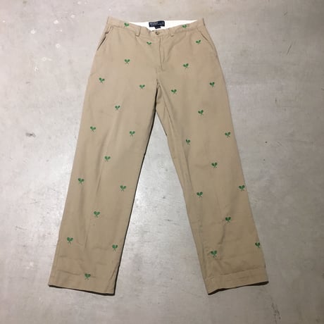 1990〜00's Polo by Ralph Lauren Embroidery Chino Trousers