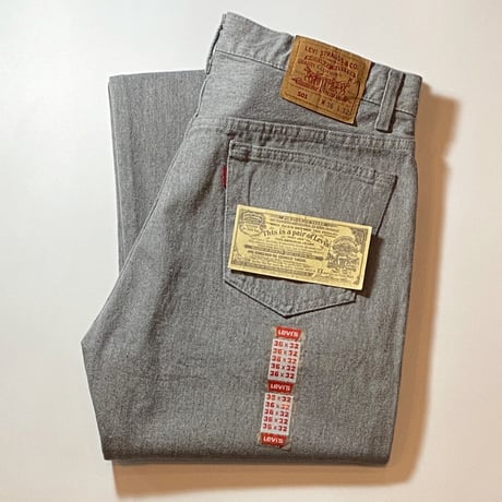 1990's Levi's 501 Gray Denim Pants Deadstock