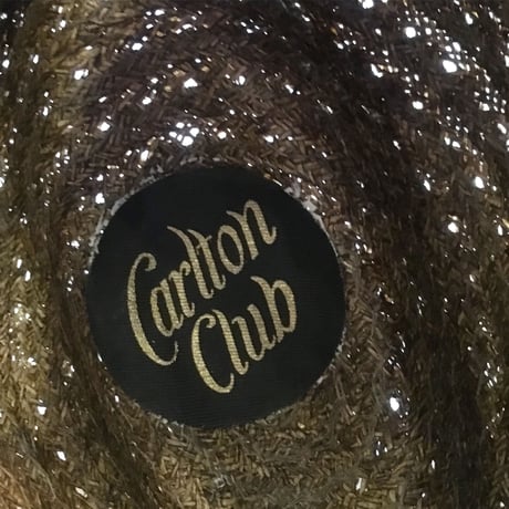 1960's〜 Carlton Club Straw Hat Deadstock