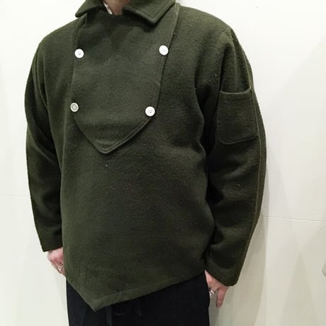 1960's Wool Rich Pullover Wool L/S Shirt