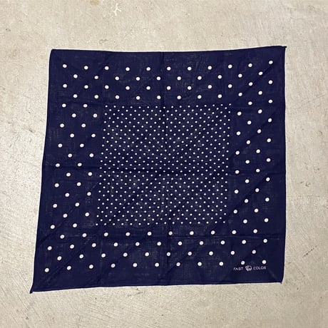 1950's Elephant Brand Dots Bandana Deadstock