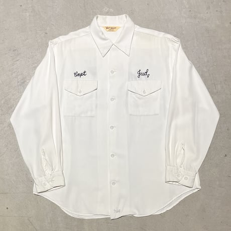 1950's NAT NAST Rayon Bowling L/S Shirt