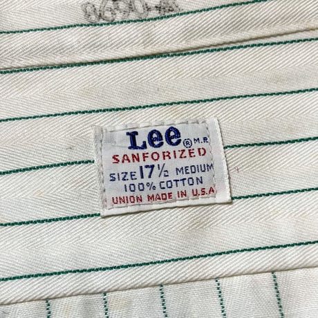 1960's Lee Coca-Cola Stripe L/S Shirt Deadstock