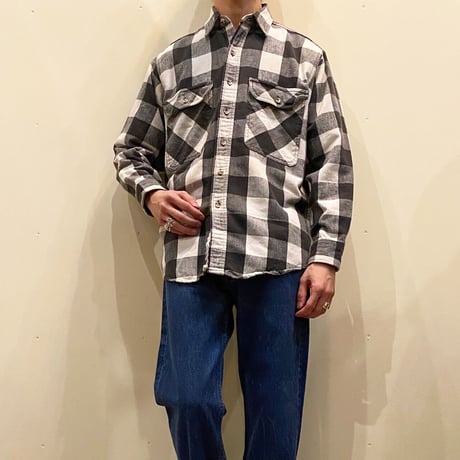 1980〜90's ST JOHN'S BAY Heavy Flannel L/S Shirt