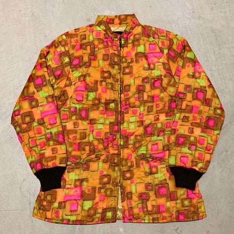 1970's Red Head Quilting Jacket