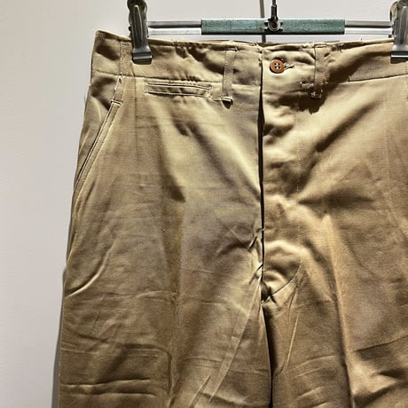 1940's US.ARMY M-45 Chino Trousers Deadstock