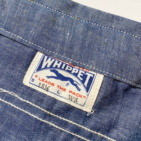 1950's WHIPPET Chambray L/S Shirt Deadstock