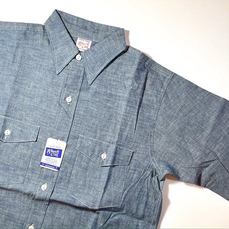 1950's Knock Out Chambray L/S Shirt Deadstock