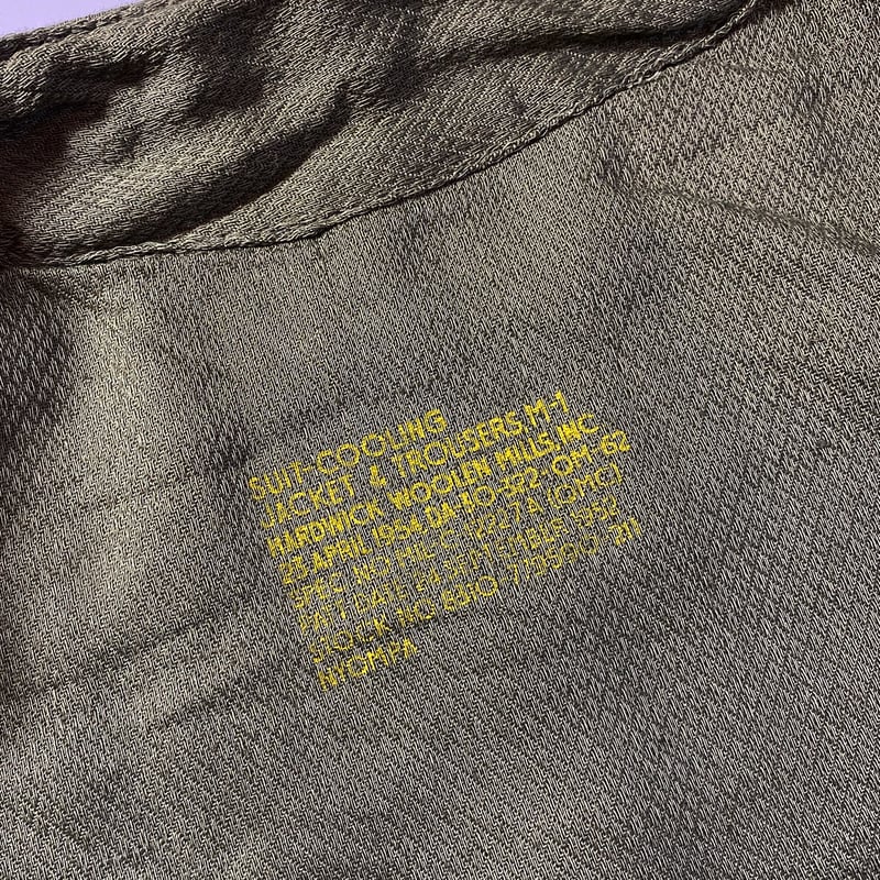 1950's US.Military TAP Suit Deadstock | Unwave