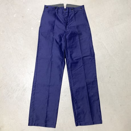 1930〜40's French Unknown Moleskin Trousers Deadstock