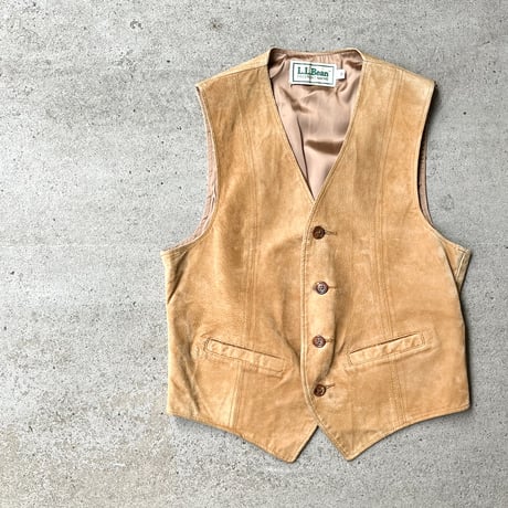1980's L.L.Bean Suede Leather Vest