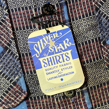 1950's SILVER STAR Flannel L/S Shirt Deadstock