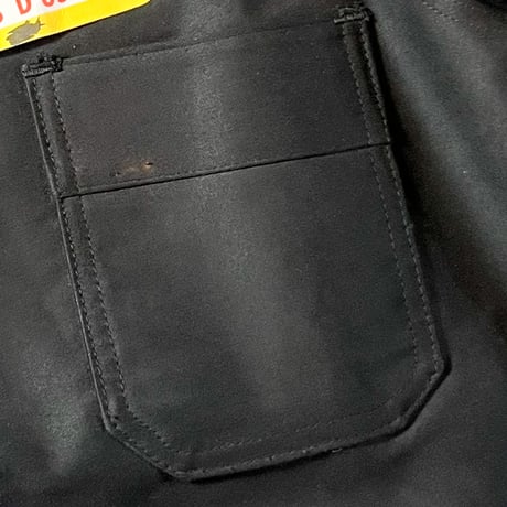 1940〜50's LE MONT ST MICHEL Black Moleskin Jacket Deadstock
