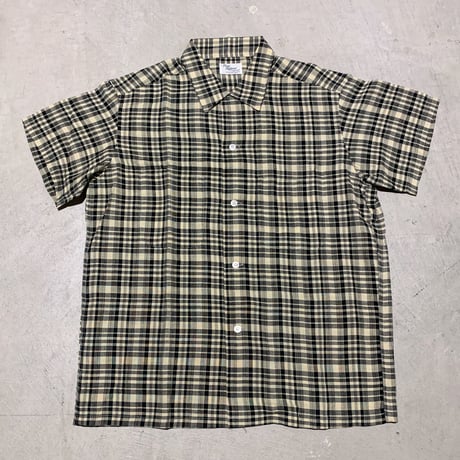 1960's Joni Jiffani Cotton&Linen S/S Shirt Deadstock