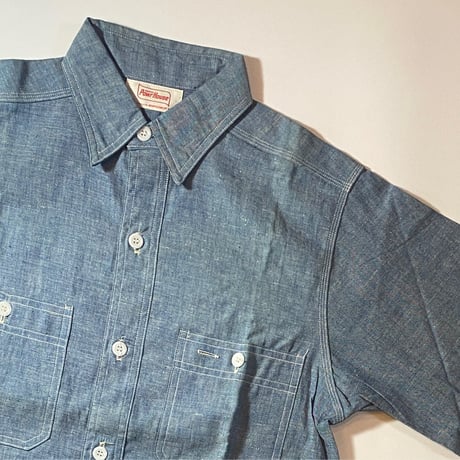 1950's〜 Powr House Chambray L/S Shirt Deadstock