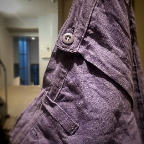 1950's French Navy Linen Trousers