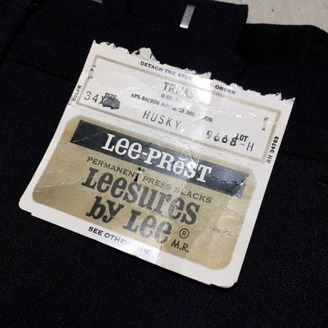 1960's Lee Leesures Tapered Slacks Deadstock