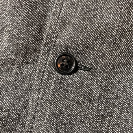 1940〜50's French Military Black Chambray Atelier Coat Deadstock