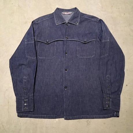 1960's Chemises Denim L/S Shirt