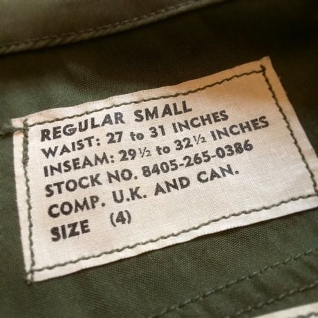 1950's US.ARMY M-51 ARCTIC Trousers Deadstock