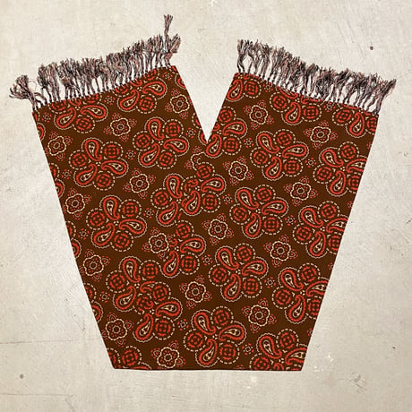 1950's〜 Unknown Rayon Scarf