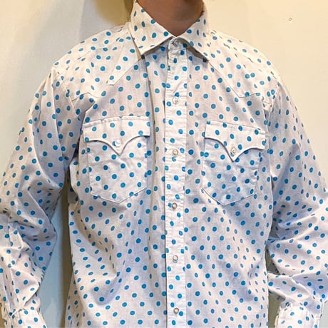 1960's H BAR C Western L/S Shirt