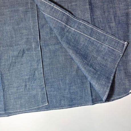 1950's US.NAVY Chambray L/S Shirt Deadstock