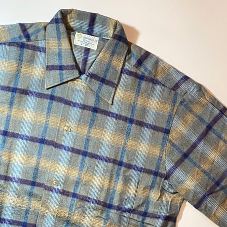 1960's BROOKDALE Flannel L/S Shirt Deadstock