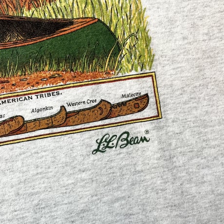 1990's HARBORSIDE GRAPHICS×L.L.Bean Printed Tee