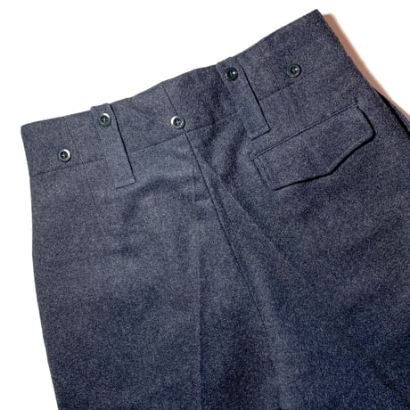 1960's Netherlands Military Wool Trousers Deadstock