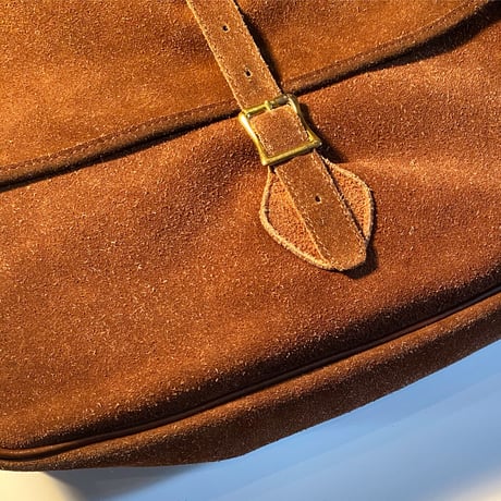 1980's L.L.Bean Musette Suede Bag
