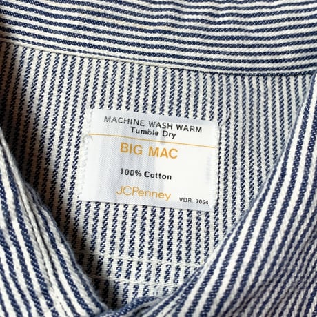 1970's BIG MAC Hickory L/S Shirt