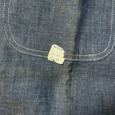 1960's Unknown Chambray L/S Shirt Deadstock