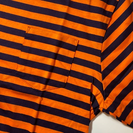 1990's LANDS' END Border Tee Deadstock