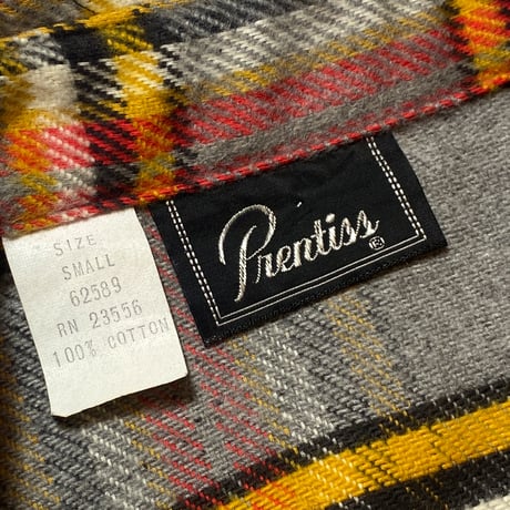 1970's〜 Prentiss Heavy Flannel L/S Shirt Deadstock