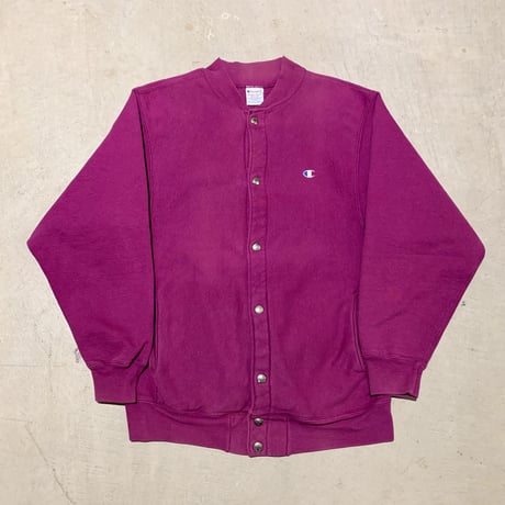 1990's Champion Reverse Weave Full Snap Cardigan