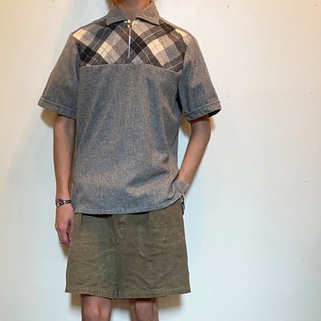 1950〜60's Sportsman Wool Pullover S/S Shirt