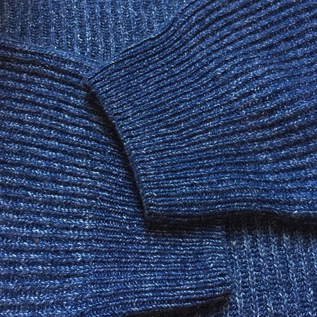 1980〜90's ORVIS Indigo Cotton Sweater