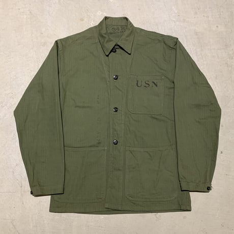 1940's US.NAVY N-3 Herringbone Jacket Deadstock