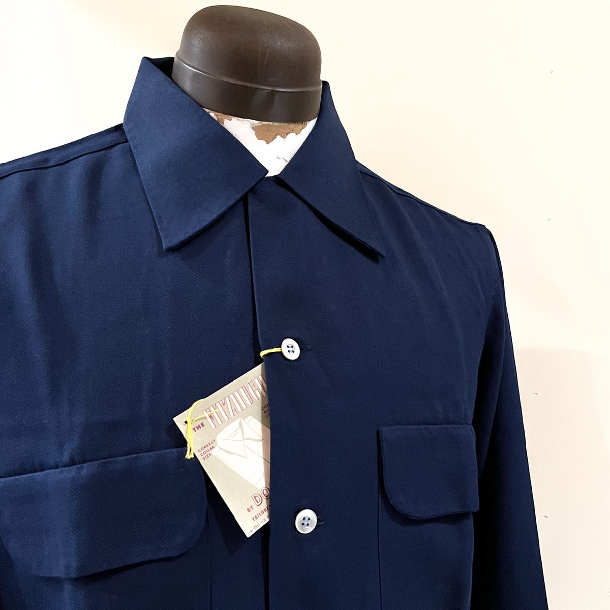 お*ん様 50s 60s Donegal レーヨン オープンカラーシャツ 1950's DONEGAL Rayon L/S Shirt Deadstock | Unwave