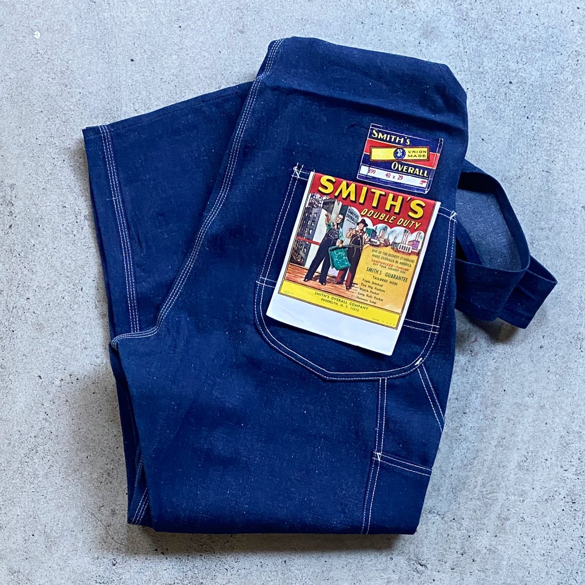 1950's SMITH'S Denim Overall Deadstock | Unwave