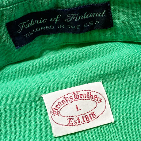1980's〜 Brooks Brothers S/S Shirt Deadstock